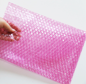 (고급)에어캡봉투(정전기방지-핑크4T)일반